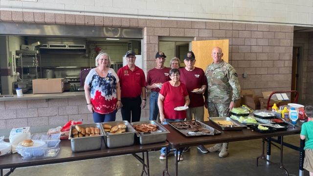 On Sunday, June 25, 2023, VFW 2195 generously organized a cookout at the Wylie NG Armory to honor and celebrate the Wylie National Guard, creating a warm and festive atmosphere for the occasion. The event featured food donated by Tom Thumb in Allen, Texas. 